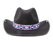 Pink Cowgirl hatband