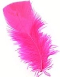 3-5" Dyed Pink Orient Loose Turkey Plumage