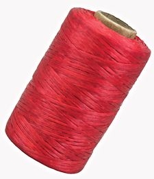 Red Artificial Sinew, 300 yard roll