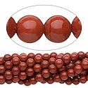 Red jasper stone beads