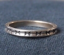 Sterling Silver Stylized band 3