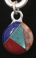 stone pendant necklace #048A