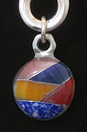 stone pendant necklace #048B
