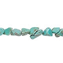 Turquoise chip strand.