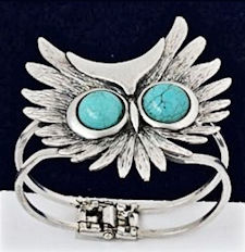 Turquoise Owl Bracelet