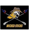 Wicked Sticks Lacrosse Throw Blanket