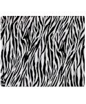 Zebra Print Throw Blanket