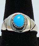 Turquoise Sterling Silver Ring #149