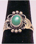 Turquoise Sterling Silver Ring #152