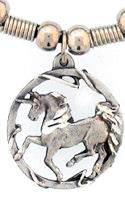 Diamond Cut Unicorn Necklace