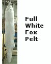 White Shadow Fox Pelt