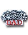 World's Greatest Dad Pin