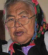 Elder Lucy in Anvik, Alaska, Athabaskan elder