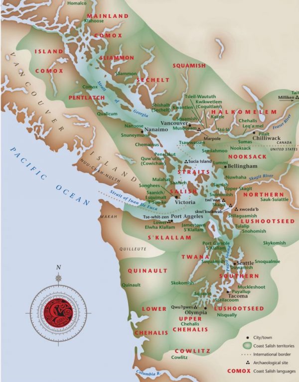 Salish Sea Culture Area Map